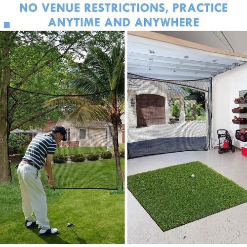 Golf Net,10Ft,15Ft,20Ft,25Ft, 30Ft, 40Ft Golf Practice Net,Sports Practice Barrier Net, Heavy Duty Ball Netting Golf Hitting Net, DIY Ball Net,Baseball Net Hockey Net and Chipping Net
