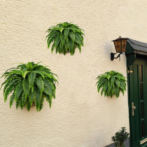 2pack 33 Inch Fake Ferns - Set of 2 Artificial Fern,35 Leaves for Each Bouquet - Indoor/Outdoor Faux Boston Fake Fern Bush Plant for Home, Office, Garden Decoration.33Inch…