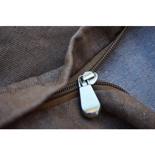 Dogbed4less Heavy Duty Chocolate Brown Denim Jean Dog Pet Bed External Cover - Replacement Cover only - 6 Sizes : Small Medium, Large, XL, XXL and XXXL (35X20X4)