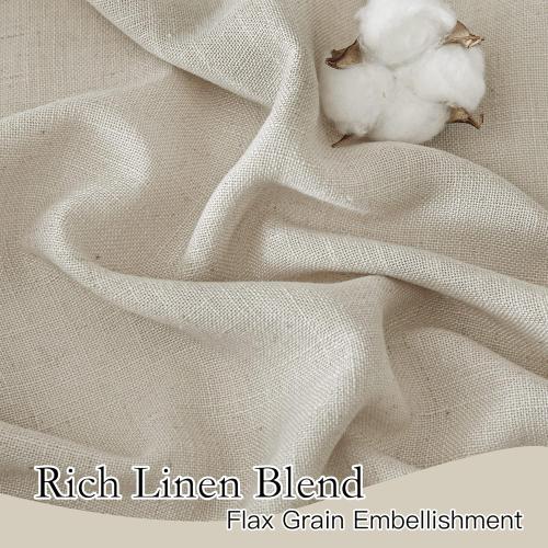 RYB HOME Extra Wide Semi Sheer Curtains, Breathable Room Divider Curtains for Office Bedroom Separation, Large Window Treatment for Sliding Glass Door, Angora, W 70 x L 95, 2 Pcs