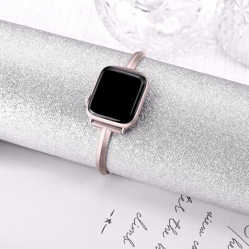 PlusRoc Stainless Steel Band Compatible with Apple Watch Band 38mm 40mm 41mm 42mm 44mm 45mm 46mm 49mm iWatch SE Series 11 10 9 8 7 6 5 4 3 2 1, Slim Versatile Bangle Bracelet for Women