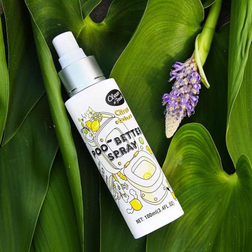 Clean-n-Fresh Toilet Spray, 6.8 Fl.oz Poo Spray | Up to 400  Uses, 100% Natural Plant Essential Oil Citrus Scent, Bathroom Deodorizer