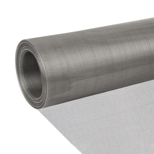 304 Stainless Steel Mesh Screen 15.7x78.7, 20Mesh 1mm Hole Metal Mesh
