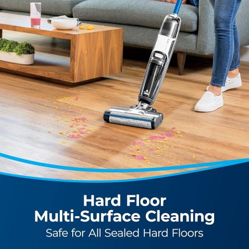 Bissell Crosswave HF3 Cordless Wet/Dry Vacuum Cleaner and Mop, Multi-Surface and Hardwood Floor Cleaner, 3649A