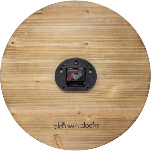 18 Wooden Multi-Color Maritime Coastal Beach Large Number Wall Clock (Blue, 18 inch)