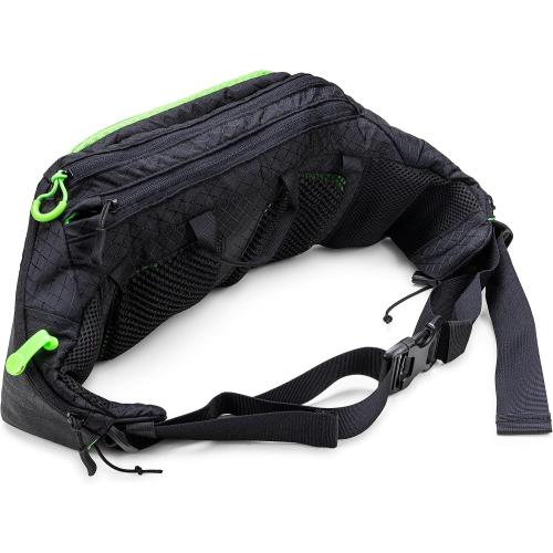 Rimrock Lumbar Hydration Hip Pack with 1.8L Intake ICE Insulated Water Reservoir, Fanny Pack Waist Bag Hiking Walking Running Jogging Camping. Men/Women Large Pack Design