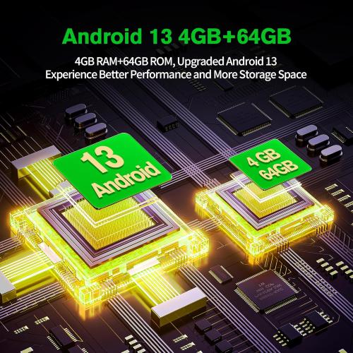 [4 64G] Android 13 Car Stereo with Wireless Apple Carplay & Android Auto for Honda Accord 2008-2013 10.1 Touchscreen Radio Upgrade with AHD Camera,GPS Navigation,SWC,WiFi,FM,Bluetooth