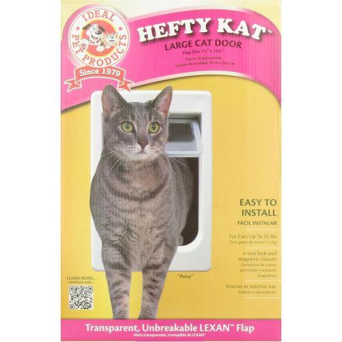 Ideal Pet Products Chubby Kat Door, Plastic, Large, 7.5 x 10.5 Flap Size
