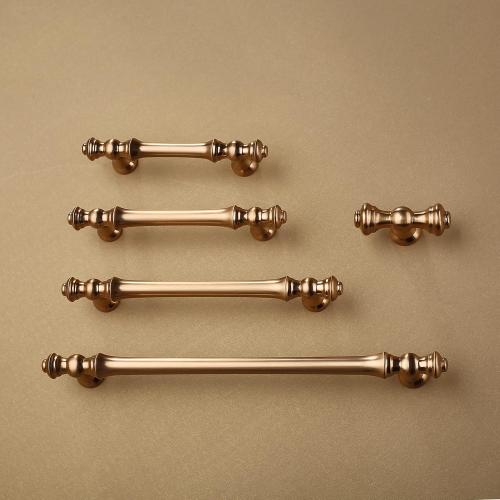 Asidrama 6 Pack 10 Inch(254mm) Champagne Bronze Kitchen Cabinet Handles, Cabinet Pulls Kitchen Cabinet Hardware for Cupboard Drawer Pulls