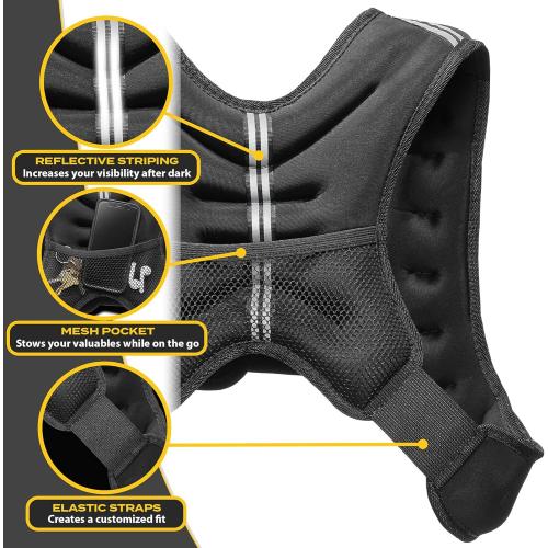 Philosophy Gym Weighted Workout Vest, Strength Training Fitness Body Weight Vest