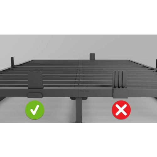 California King Bed Frame, 18 Inch High 3500 lbs Metal Platform, Mattress Foundation with Steel Slat Support/No Box Spring Needed/Noise Free/Non-Slip/Easy Assembly