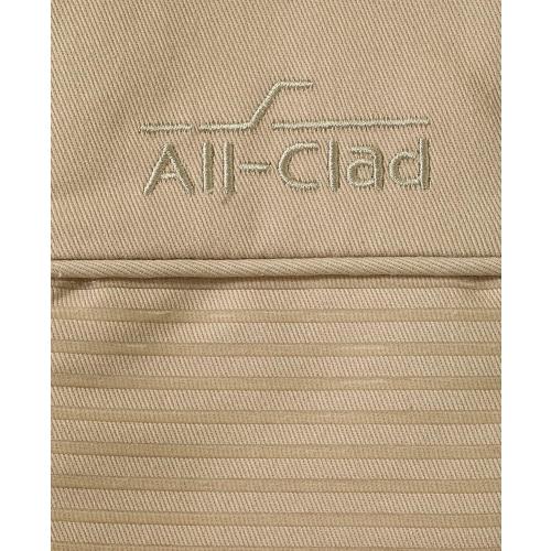 All-Clad Silicone Oven Mitts: Heat Resistant up to 500 Degrees - 100% Cotton & Silicone, 14x7 Oven Mitt for Kitchen and Barbeque, 2-Pack, Cappuccino