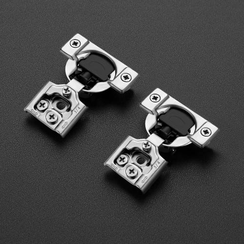 Ravinte 10 Pack 5 Pairs 3/4 inch Overlay Soft Close Hinges for Kitchen Cabinet Hinges Satin Nickel Hidden Hinges Stainless Steel Concealed Hinge self Closing