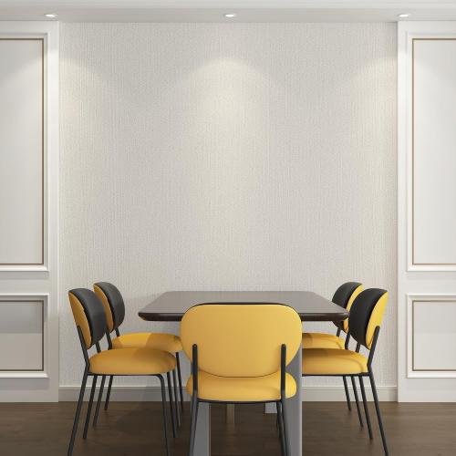 24x393 White Grasscloth Peel and Stick Fabric Textured Contact Paper Linen Wallpaper Vintage Matte Frosted Waterproof Flax Seagrass Wallpaper for Bedroom Bathroom Kitchen (Off-White)