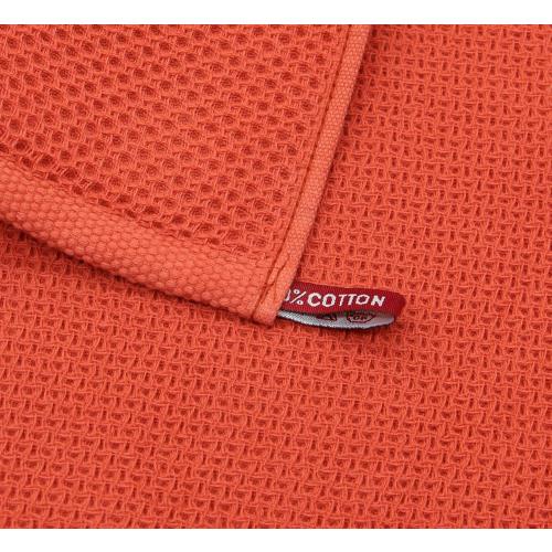 6 pack.....Mia'sDream Natural Cotton Waffle Weave Kitchen Tidy Dish Cloths Drying Rags Cleaning Cloth, Soft and Absorbent Kitchen Hand Towel Washcloths, 12inchx12inch 6 Pack (Brick Red)
