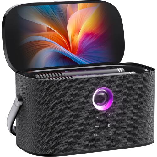 Karaoke Machine for Adults, with Lyrics Display and Screen, Support HDMI to TV, WiFi Connects to Karaoke App and YouTube, 2 Self-Charging Wireless Microphones EQ Autotune,140W Speaker for Home Party