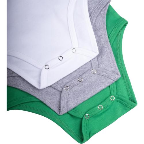 Ultra Game Youth NBA Official Baby Super Soft Cotton 3 Pack Creeper Bodysuit