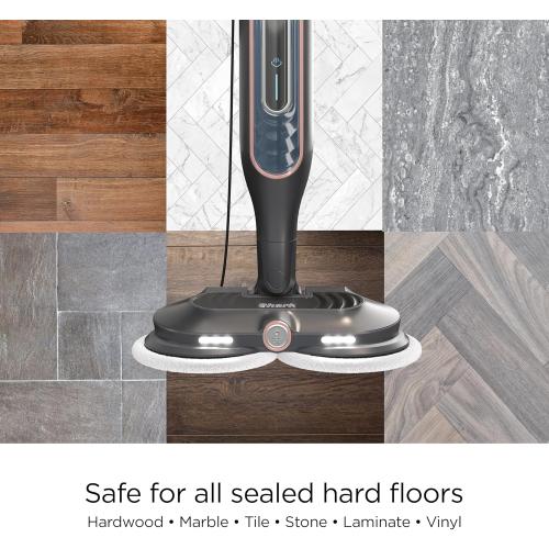 Shark Steam Scrubbing Sanitizing Blaster Mop S7201 Gray/Rose Gold WS1