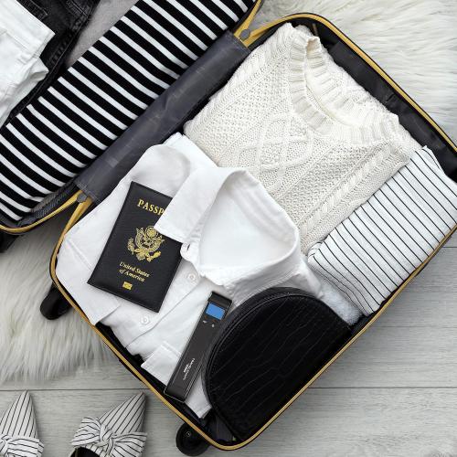 Conair Digital Luggage Scale, Luggage Weight Scale, 80lbs Scale with Overweight Alert in Black by Travel Smart