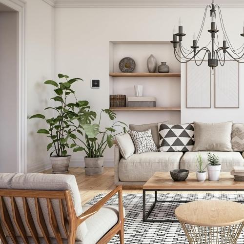 Honeywell Home RTH8800WF2022, T5 WiFi Smart Thermostat, 7 Day-Programmable Touchscreen, Alexa Ready, Geofencing Technology, Energy Star, C-Wire Required