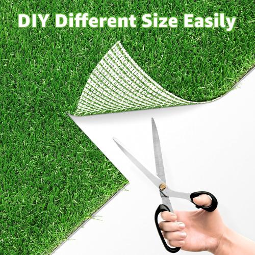 2Pack 18.75x15 Artificial Dog Grass Pee Pad 18.75x15 2 Pack, Washable Indoor Potty Training Replacement Turf for Puppy, Reusable Realistic Grass Mat for Dogs