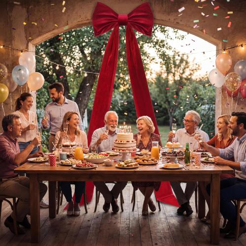 Canlierr Giant Wall Bow Decorations 90x18 Inch Oversized Large Velvet Bow Decorative for Room Wall Backdrop Party Birthday Baby Shower Decor Front Door Patio Outdoor Wedding Arch Supply(Burgundy)