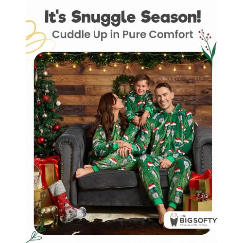 Size XL The Big Softy Family Christmas Onesies Adult & Kids - Christmas Onesies Pajamas - Christmas Kid & Adult Onesie Pajamas
