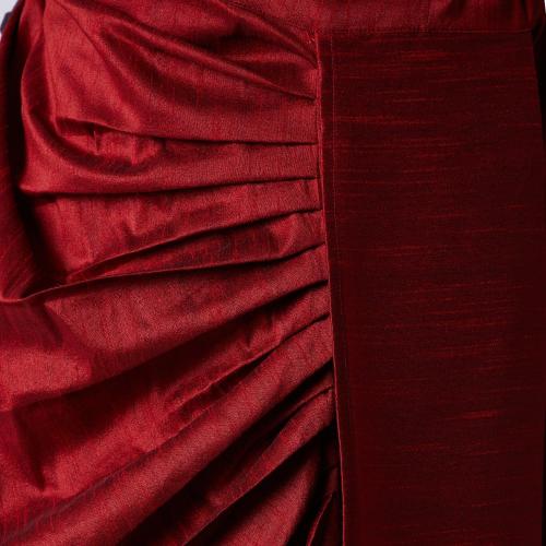 Size XL 42 Color Mustard and Red Pants Sojanya (Since 1958, Men's Blue & Mustard Silk Dhoti Kurta Set
