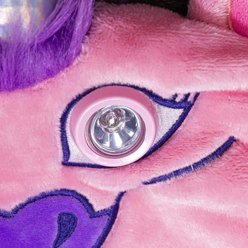 2021 Version Bright Eyes Blanket - Super Soft Blanket for Kids with LED Lights - Hooded Blanket, Robe, Comfy Throw Blanket, Unicorn; Warm Fuzzy Blanket, Animal Blanket, Machine Washable