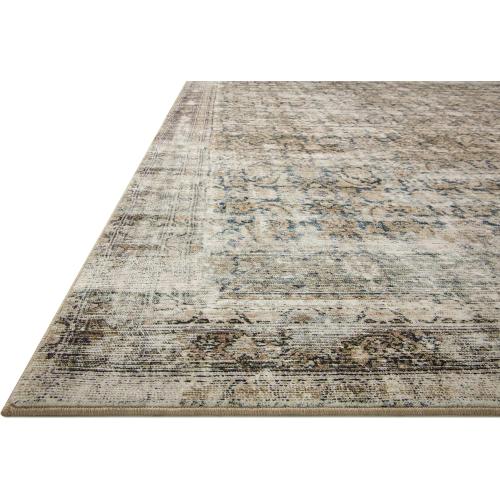 Loloi Amber Lewis Morgan Collection MOG-02 Navy/Sand 2'-0 x 5'-0 Accent Rug, Neutral Area Rug for Room Décor, Vintage Rug Inspired, Soft Area Rug for Living Room, Bedroom, Dining Area