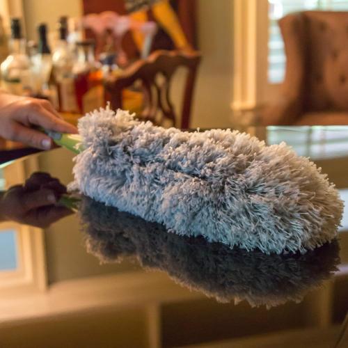 DOCA Telescoping Pole 7-30 Ft - Extension Pole for Cleaning, Feather Duster, Window Washing Kit, Paint Roller, Window Squeegee - High Reach Extendable Kit for Indoor & Outdoor - Feather Duster