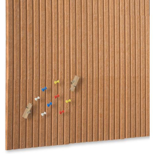 YOUDEFUL Large Cork Board Alternative-12 Pcs Self-Adhesive Felt Bulletin Board Tiles, Felt Pin Board Cork Board Tiles for Home Office Wall Decor, Tack Board 47x35 (Longan Yellow