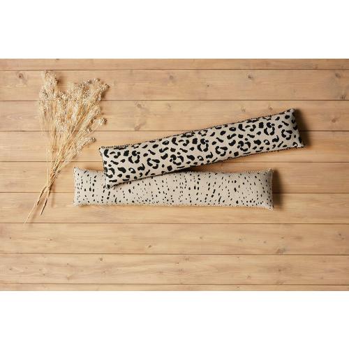 Mud Pie Fawn Animal Print Pillow, 7 x 35