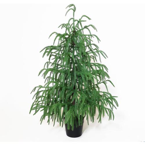 Artificial Norfolk Pine Tree 24in Tabletop Christmas Tree Decoration Outdoor Indoor Home Decor
