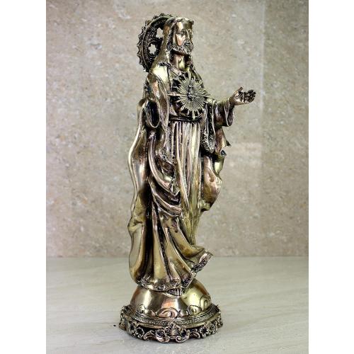 eSplanade Brass Jesus Christ Holy Statue Spiritual Idols - 16 inches (Big Size) | Religious Statues | Holy Statue of Christian