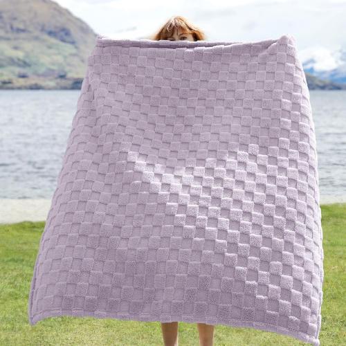 60x80 Lavender Bedsure GentleSoft Twin Blanket for Bed Lavender Fog - Super Soft Cozy Blankets for Women Men Girls, Cute Fuzzy Fleece Throws for Bedroom Couch, 60x80 Inches