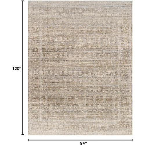 Livabliss x Becki Owens Margaret Washable Outdoor Area Rug, 7'10 x 10', Vintage Brown