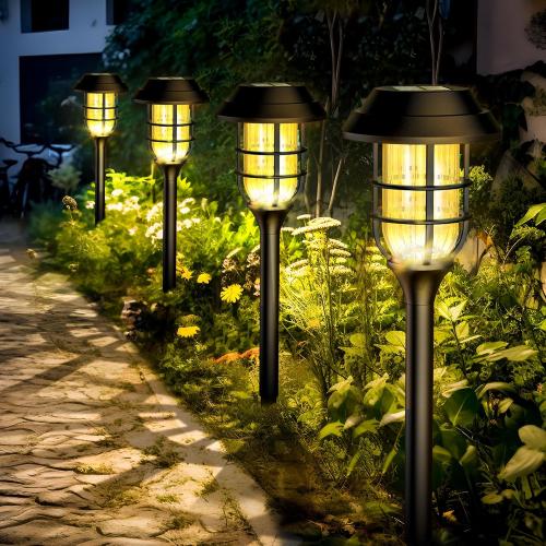 SOLPEX Solar Lights for Outside, Solar Outdoor Pathway Garden Lights Waterproof, Solar Powered Landscape Lighting for Yard, Garden, Pathway, Patio, Porch, Walkway, Driveway, 8 Pack(Warm White)