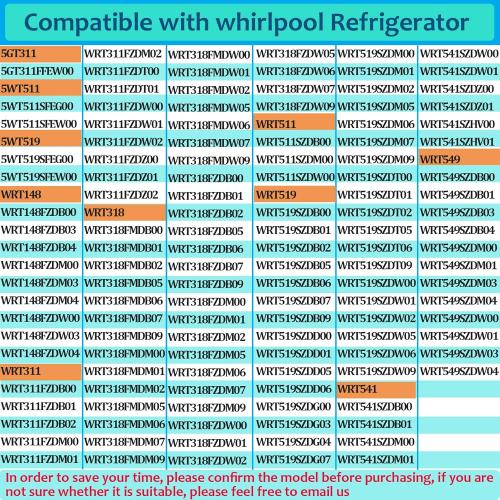 [Upgraded] W10861519 Deli Drawer Hanger (Without Glass), Meat Drawer Shelf Compatible with whirlpool Refrigerator WRT311/WRT318/WRT148 Some models (not all), Replaces: W10628698, AP5999492