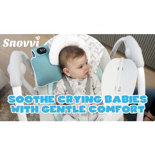 Baby Vibrating Soother,Baby Patter for Sleep,Rechargeable Baby Sleep Soother Pad with 3 Vibration Modes & 90M Timer - Portable Vibration Mattress for Crib, Bassinet, and Travel Stroller