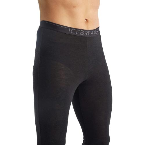 Size Medium Icebreaker Merino Mens Everyday Cold Weather Leggings-Wool Base Layer Thermal Pants
