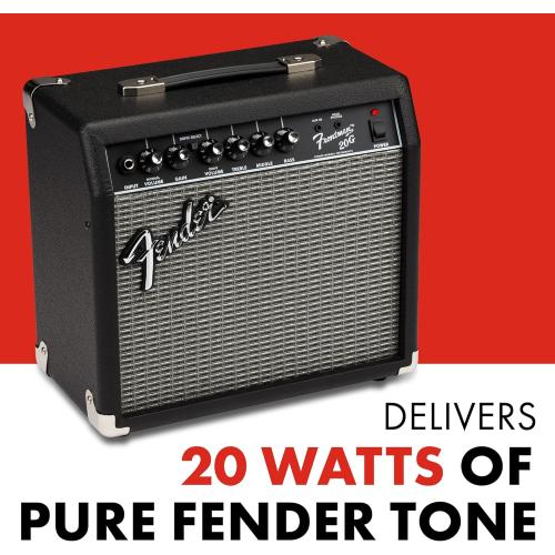 Fender Frontman 20G Guitar Amp, 20 Watts, with 2-Year Warranty 6 Inch Fender Special Design Speaker, 10x16x16 inches