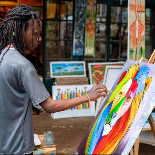 U.S. Art Supply Large Stretched Canvas for Painting 16x20 inch Gallery Depth 1-1/2 Thick, 3-Pack - 12oz Acrylic Gesso Triple Primed, Professional Artist Quality, 100% Cotton - Oil, Pouring Paint