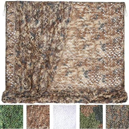 Camo Netting Hunting Camouflage Accessories - Camouflage Party Decorations，Camping Ghillie Netting, Sunshade Camo Mesh & Hunting Blind Deer Stand