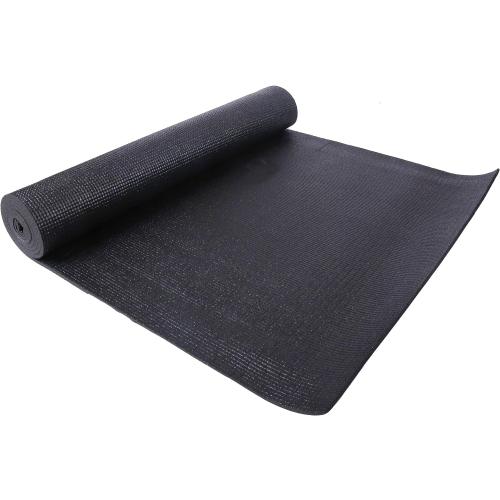 Fitvids All Purpose 1/4-Inch High Density Anti-Tear Exercise Yoga Mat with Carrying Strap, Multiple Colors
