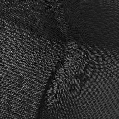 Set of 2 Classic Accessories Water-Resistant Square Patio Seat Cushions, 19 x 19 x 5 Inch, 2 Pack, Black, Outdoor Seat Cushions