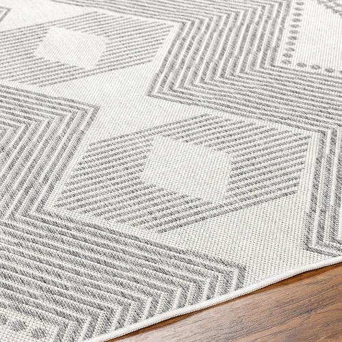 Nuloom Living Room, Bedroom Area Rug - Ivory, Gray - 5' X 8'