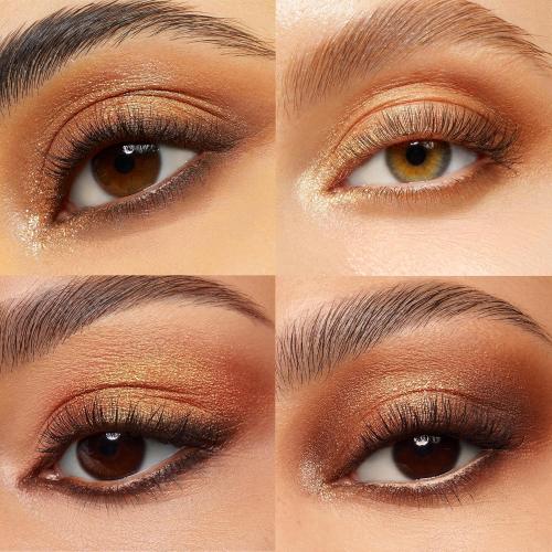 ColourPop Golden Hour Eyeshadow Palette - Sunset Tone Eye Makeup Palette with Duo-Chrome, Metallic, Matte Sparkle & Glitter Finishes - High-Pigment Eye Makeup with a Long-Wearing Formula (0.67 oz)