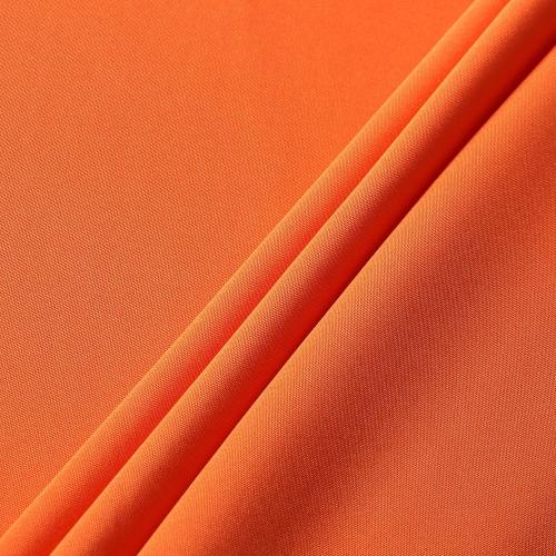 Softalk circular Tablecloth  - Stain and Wrinkle Resistant Washable Polyester Table Cloth, Decorative Fabric Table Cover for Dining Tables, Buffet Parties and Camping, Orange
