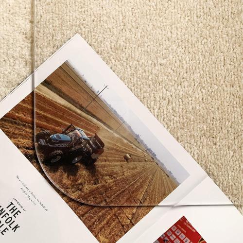[Upgraded Version] Crystal Clear 1/5 Thick 54 x 32 Heavy Duty Hard Chair Mat, Can be Used on Carpet or Hard Floor